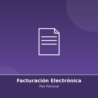 Facturación Electrónica – Personal 50 documentos